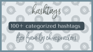 hashtags for chiropractors